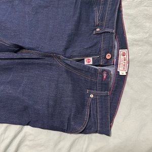 Size 34 iron resin “enduro” jeans
